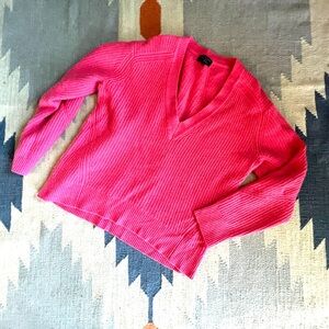 Rag & Bone Pink cashmere V